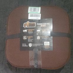 New New  Gorilla Grip Premium Chair Pads Set Of 4 16x16