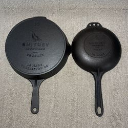 Smithey 10in Cast Iron Chef Skillet – Atomic 79