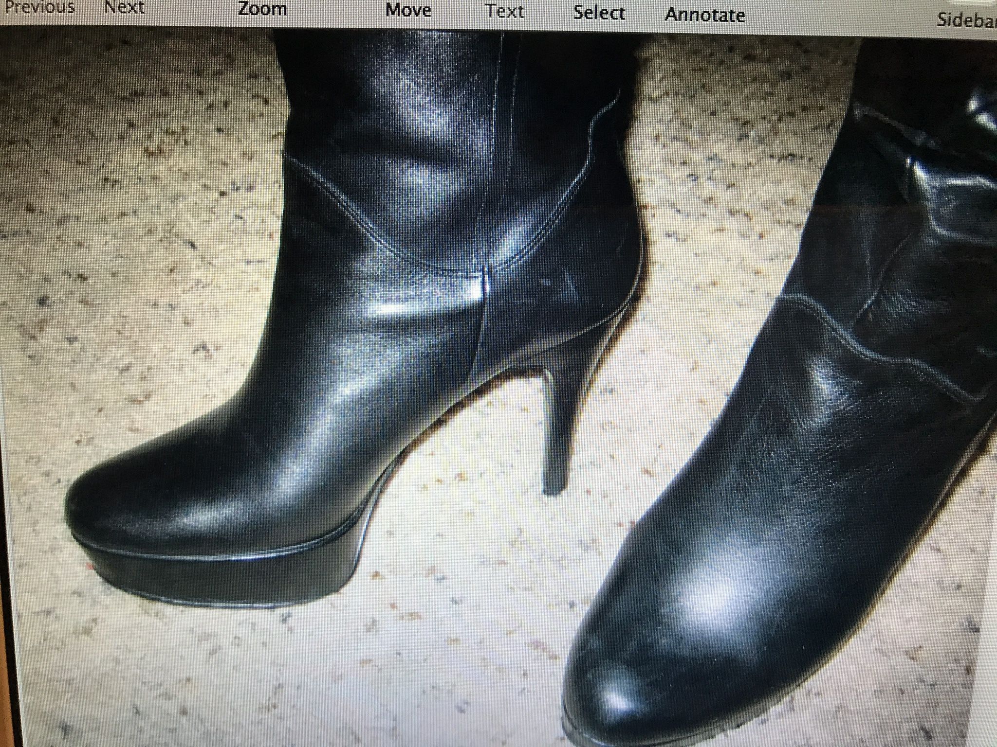 leather Boots, Barely Used