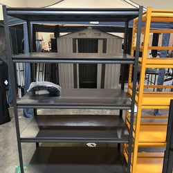 New Heavy Duty Garage Shelving 5-tiers Adjustable Metal Storage. 72”H X 48”W X 24”D