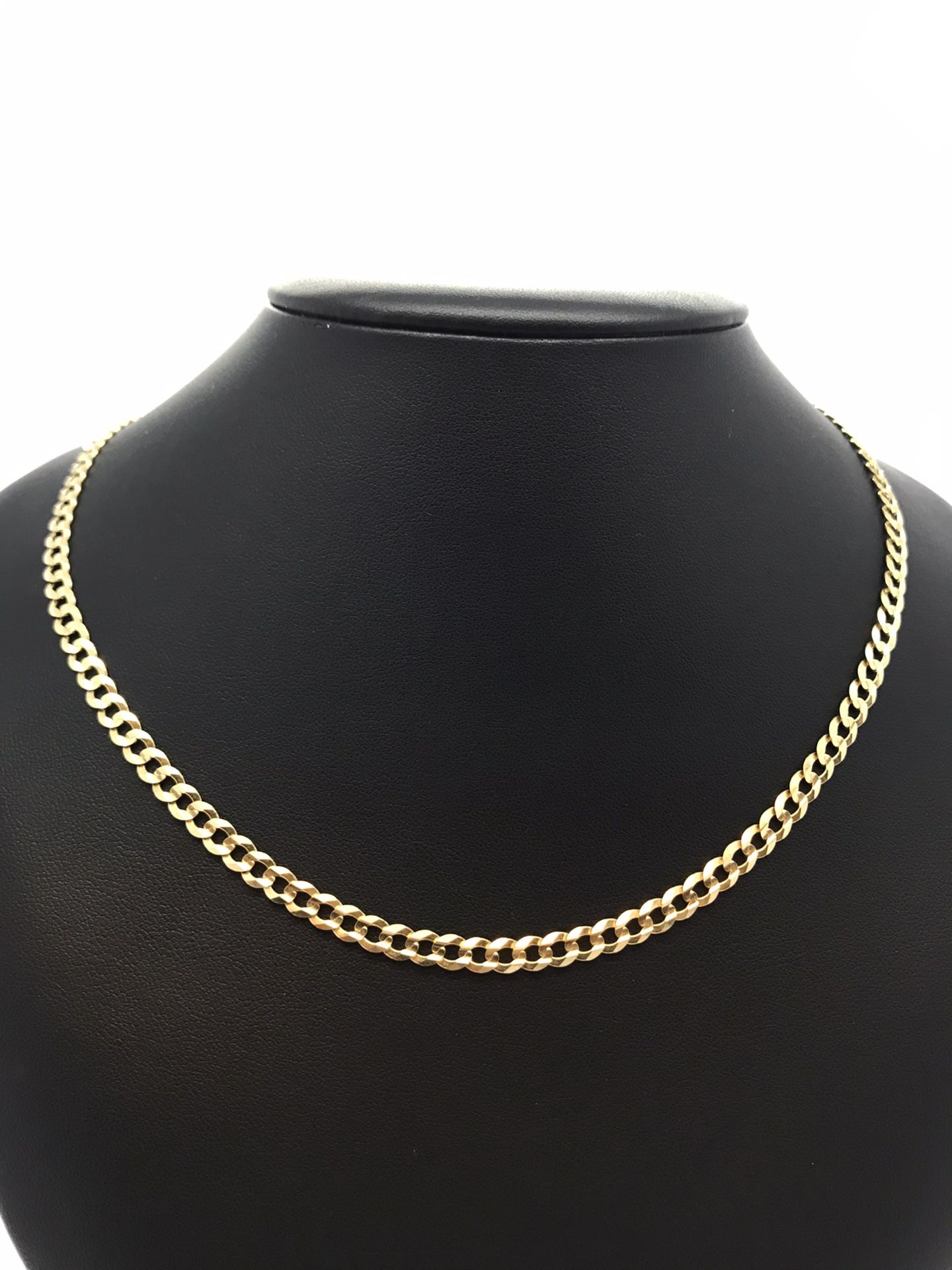 Gold Chain Cuban 14K Solid New