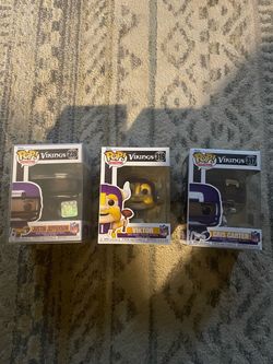 Minnesota Vikings Funko Pop Set of 3