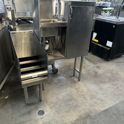 Commercial Hand Wash Sink w/ Cabinet – Stainless