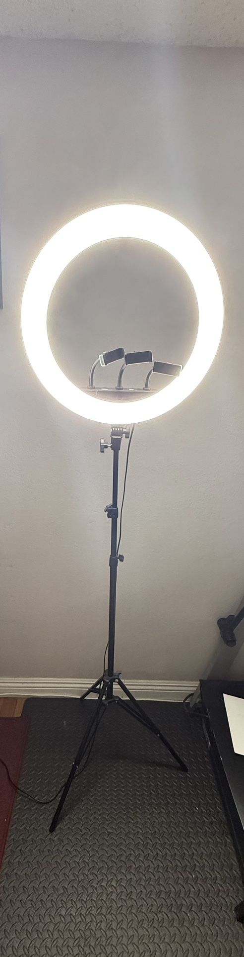 Ring  light with stand