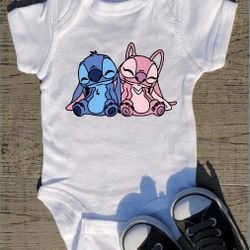 Lilo And Stitch Baby Onesie