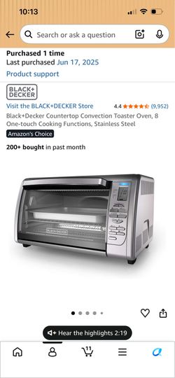 Convention Toaster Oven BRAND NEW IN BOX