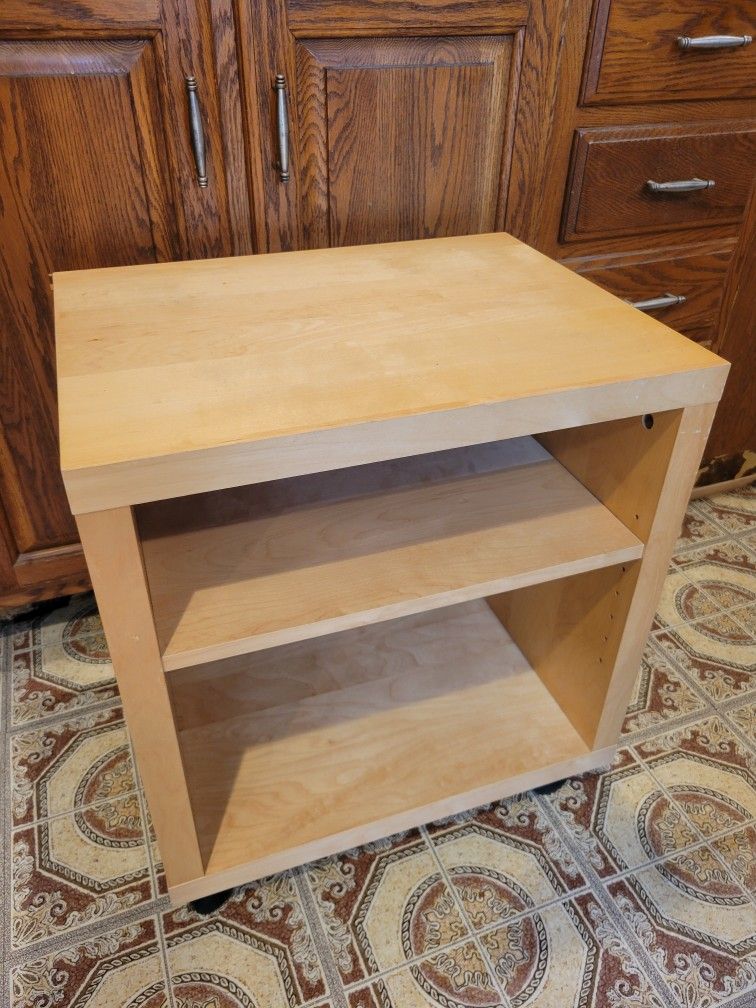 Rolling Microwave Stand / Cabinet / Table Multi-use On Wheels