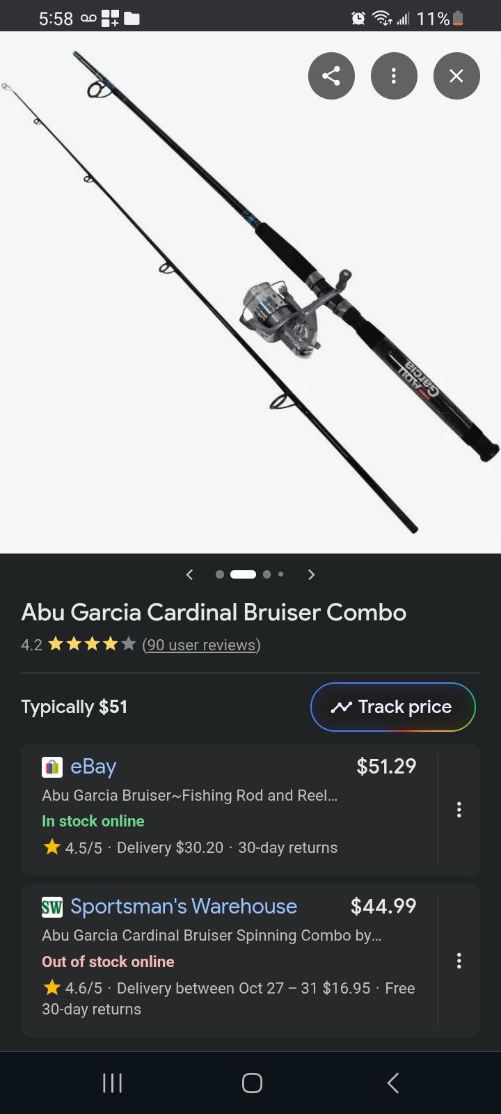 Abu Garcia BRUISER combo