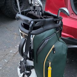 ⛳️ Limited Edition Vessel Player V Pro Stand Bag (Masters Edition) + Callaway Apex Pro Forged Irons