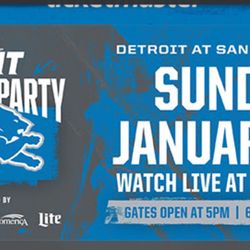 Watch Party Single Ticket FORD Field 