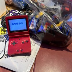 Game Boy Advanced With 29 Games 
