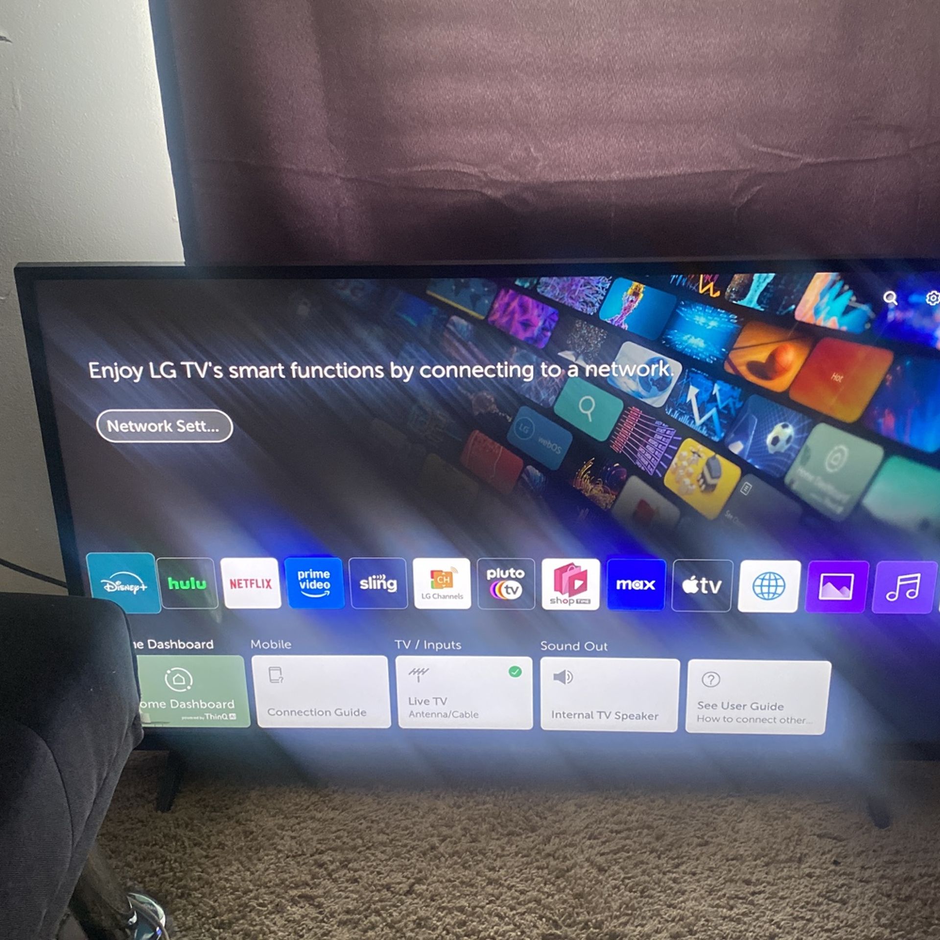 50 Inch LG SMART TV