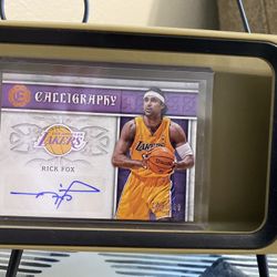 Los Angeles Lakers Rick Fox Auto /147