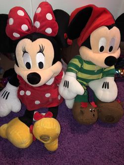 Minnie and Mickey Mouse