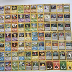 Pokemon Base Set Unlimited Cards 17-102