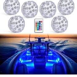 Boat Lights Wireless Battery Operated, Waterproof Marine Led Light for Deck Light Courtesy Interior Lights, for Fishing Kayak Duck Jon Bass Boat