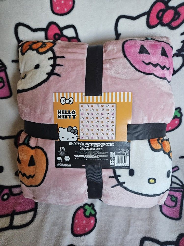 Hello Kitty Halloween Blanket $30