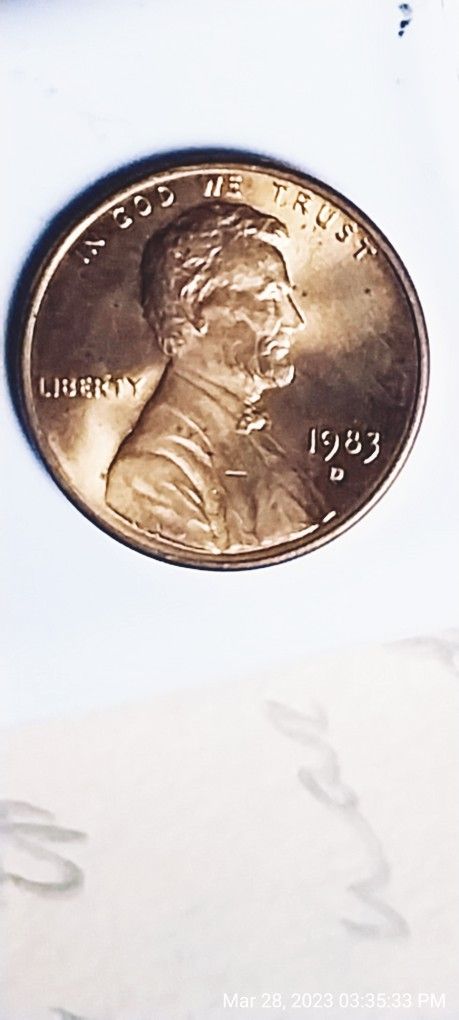 Lincoln Memorial One Cent Ms Condition Penny's