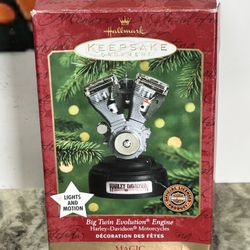Harley Davidson Christmas Ornament Harley Davidson Twin Engine Hallmark Keepsake