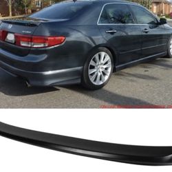 Fits 03-05 Honda Accord Sedan OE Style Flush Mount Rear Trunk Spoiler Wing ABS