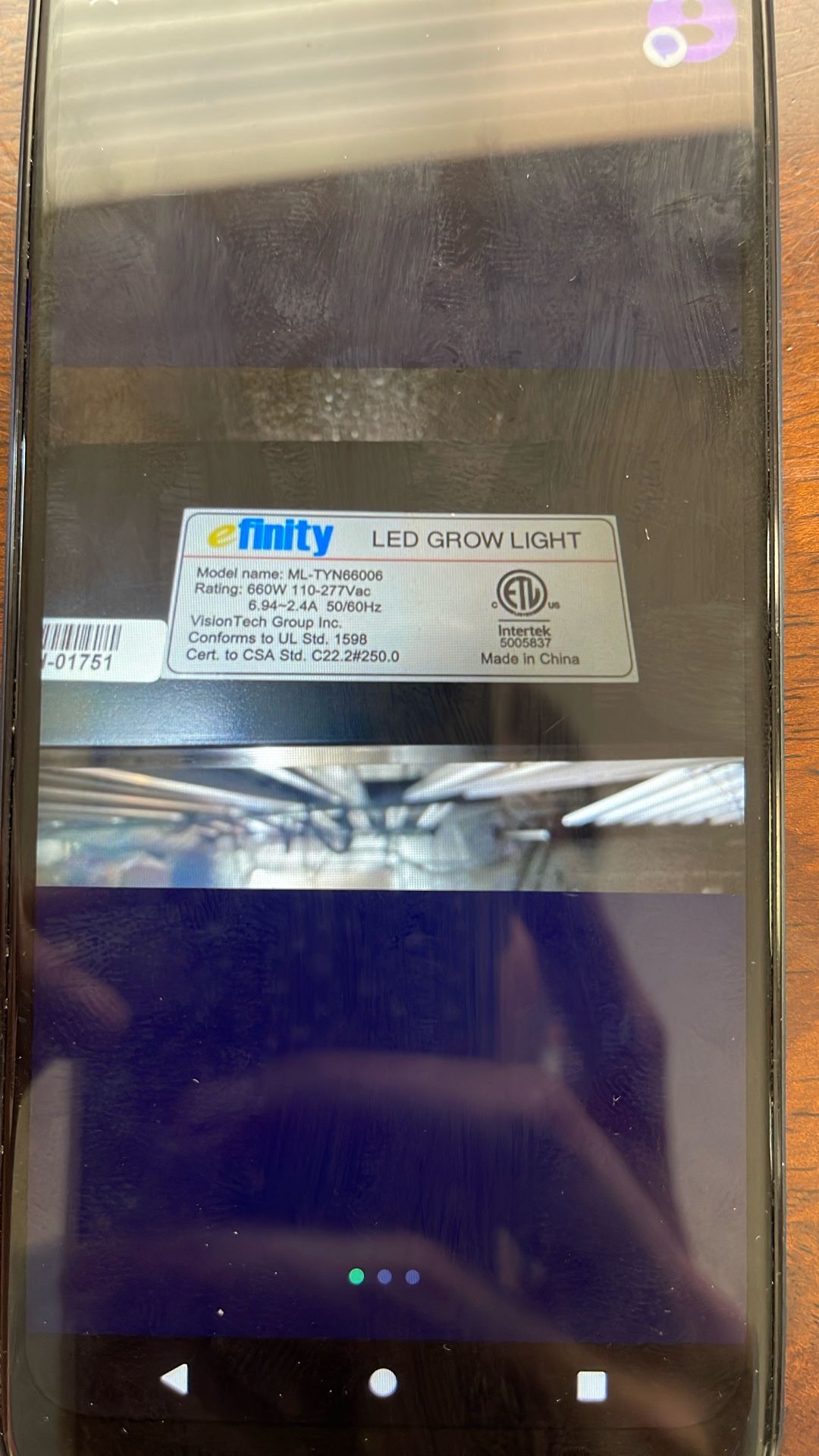 9 NEW eFinity LED GROW LIGHT // ML-TYN66006 660 Watt // VisionTech Group / Grow LEDs