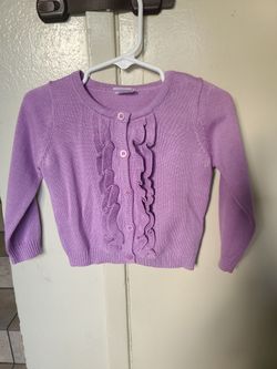 Brand New Infant Lavender Cardigan Size 18-24 Months