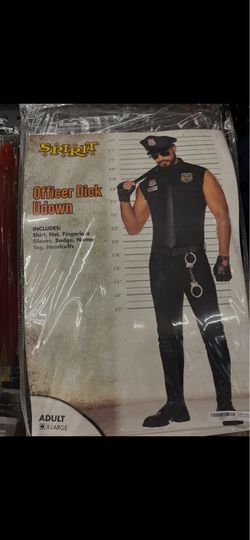 OFFICER DICKUDOWN COSTUME MENS XL