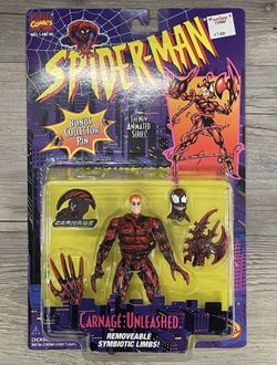 Toy Biz Marvel Spider-Man Animated Series Carnage Figure