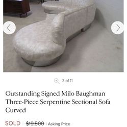 Milo Baughman Sectional