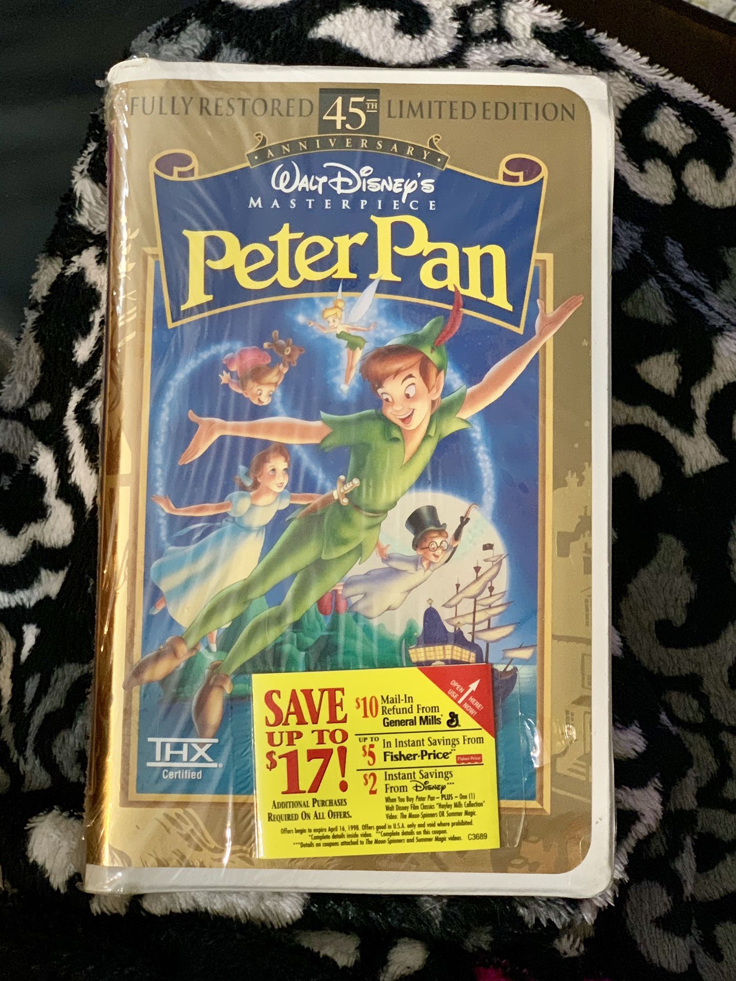 Peter Pan VHS - Walt Disney’s Masterpiece
