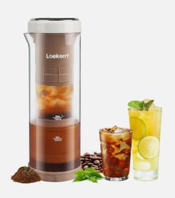 LAEKERRT Portable Electric Cold Brew Coffee Maker ~ 750ml (Family Size) *786B-MB