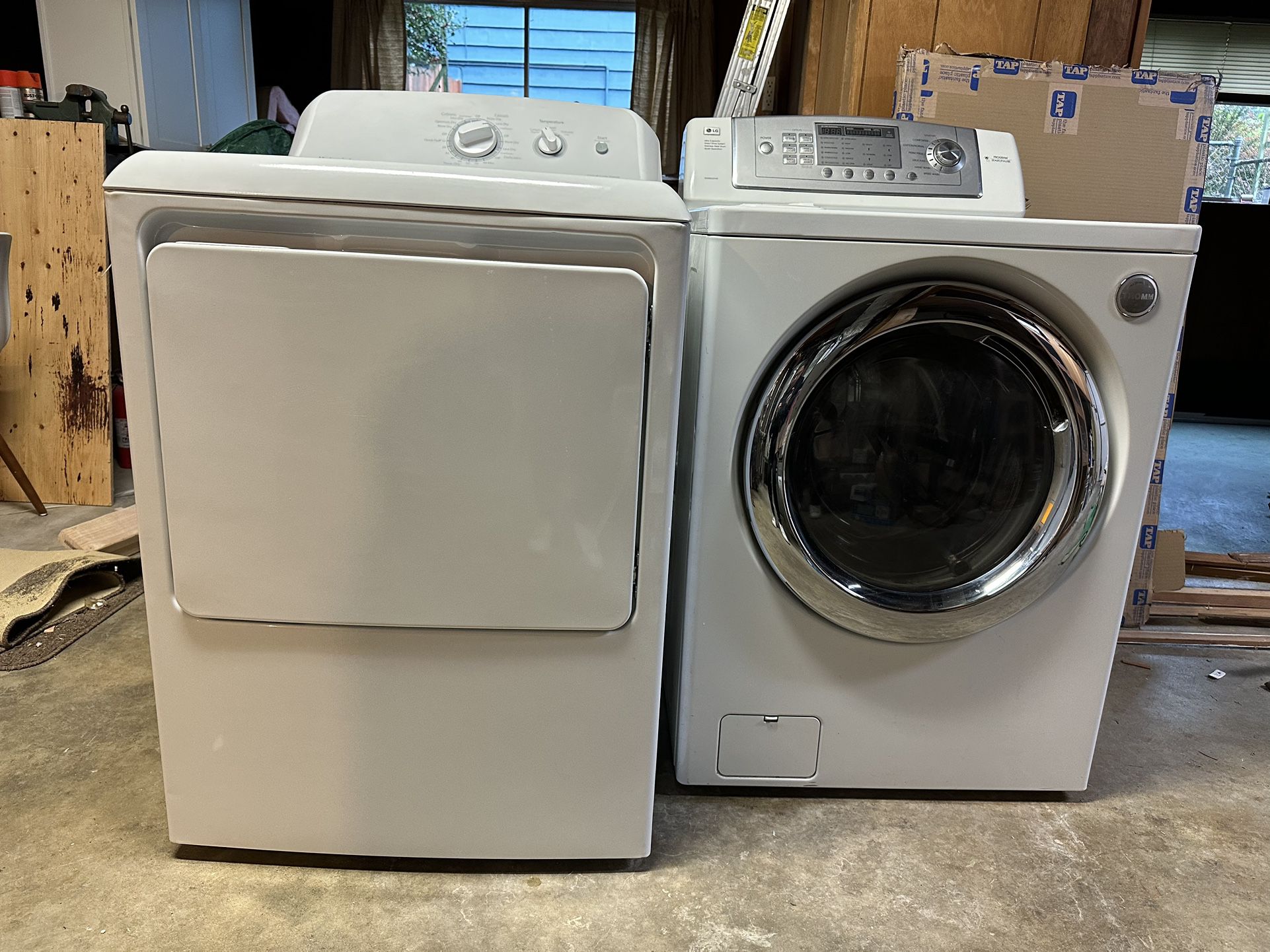 LG Washer And Hot point Dryer