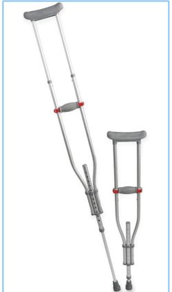 New aluminum adjustable crutches for adults