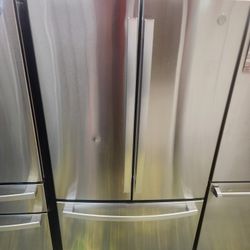 Final Sale GE 36 Inch French Door Refrigerator Stainless Steel 27 Cu Ft 