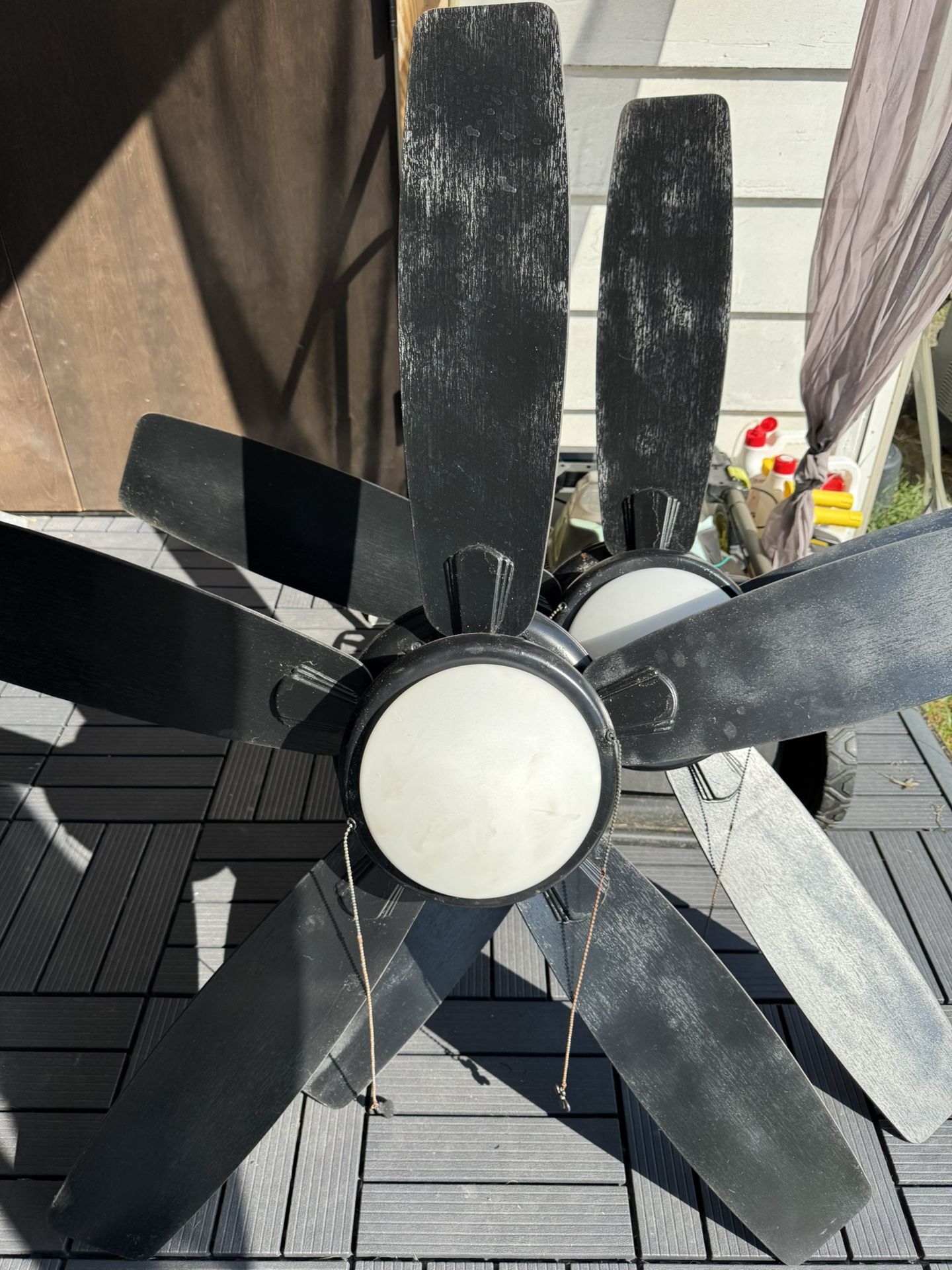 Indoor/outdoor Ceiling Fan.