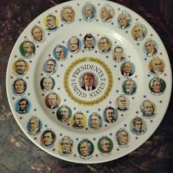 Presidents plate 