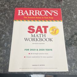 Barron’s SAT Math workbook