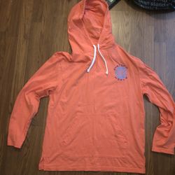 Long sleeve hooded t-shirt