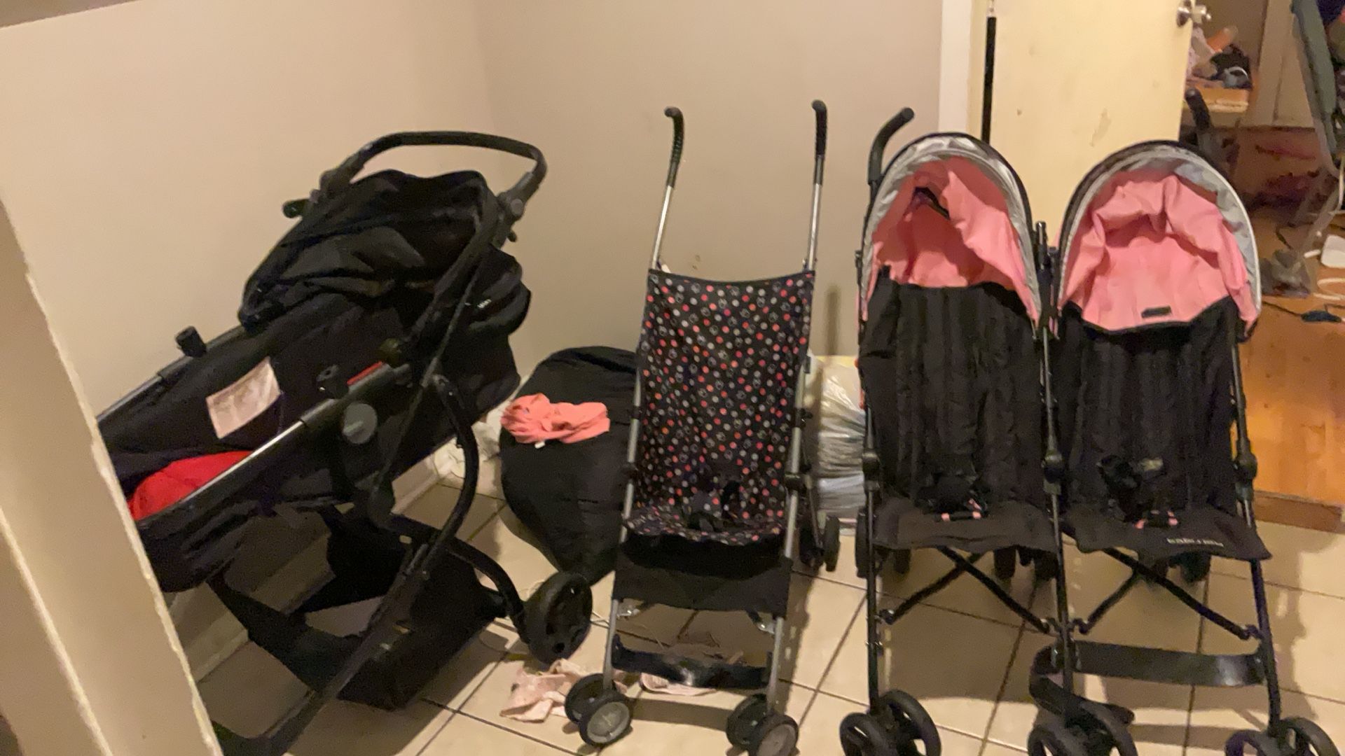 Three Baby Strollers For Sale