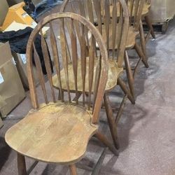 Solid wood restaurant chairs quantities available.