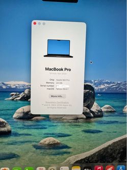 Apple MacBook Pro 24GB, 512GB price is firm