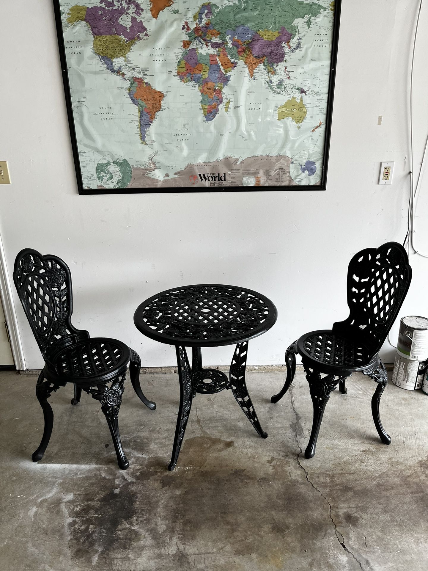 Cast Iron Outdoor 3 Piece Set