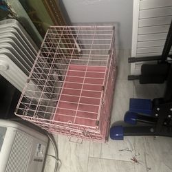 Dog Cage Pink
