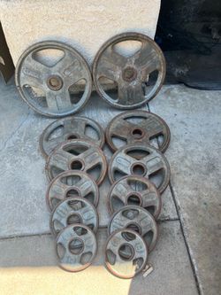Olympic weight plates set