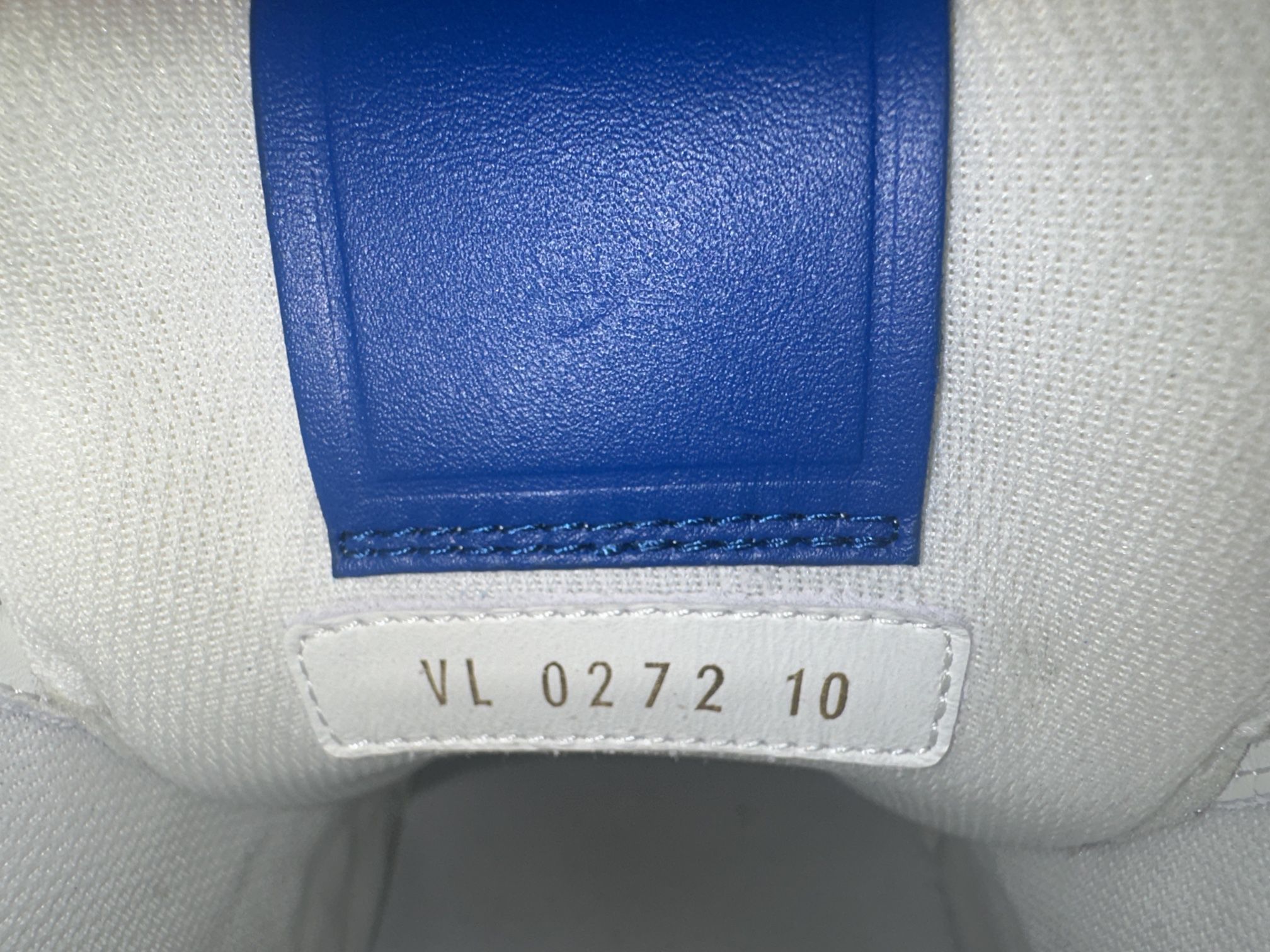 Louis Vuitton X Virgil Abloh Logo Denim White LV trainer Size 11 for Sale  in Torrance, CA - OfferUp