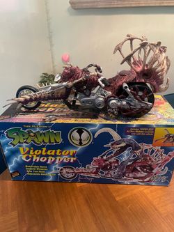 Spawn violator chopper action figure bike in box