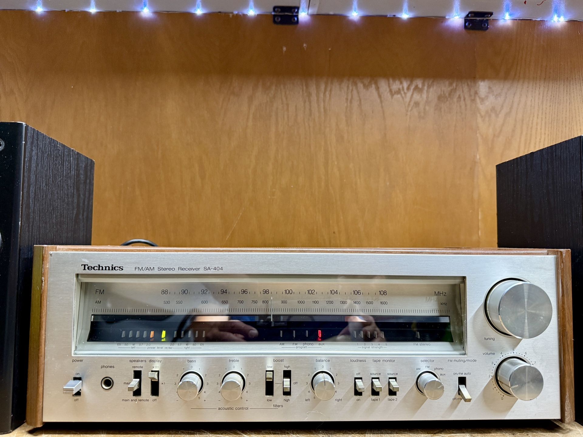 Vintage Technics Stereo Receiver Model SA-404