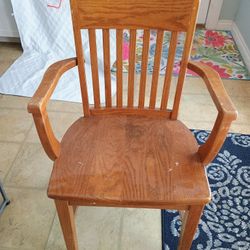 Antique Library Chair 