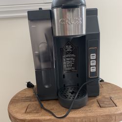 Crux Single Serve K-Cup Coffee Maker with Water Tank