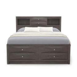 NEW Emily King Storage Bed